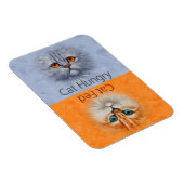 Magnet Flexible Happy Chat Fed Sad Chat faim (Côté Droit)