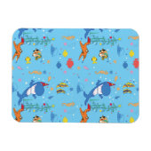 Magnet Flexible Happy Christmas Shark (Horizontal)