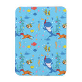 Magnet Flexible Happy Christmas Shark (Vertical)