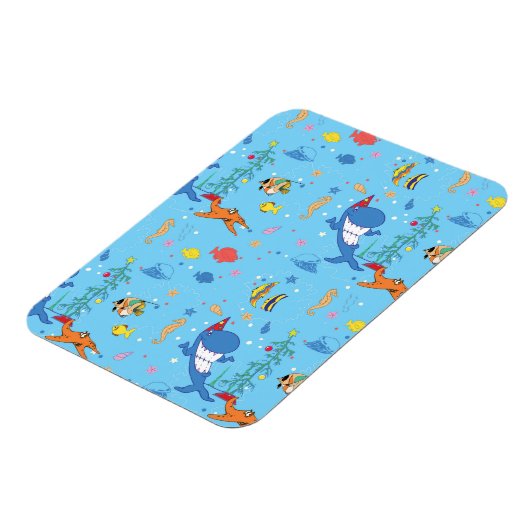 Magnet Flexible Happy Christmas Shark (Côté Gauche)