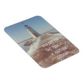 Magnet Flexible Happy Destiny Inpirational Lighthouse Photographie (Côté Droit)