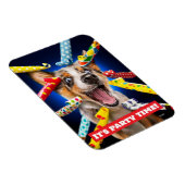 Magnet Flexible Happy Dog Party Blowers (Côté Droit)