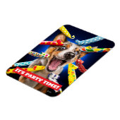 Magnet Flexible Happy Dog Party Blowers (Côté Gauche)