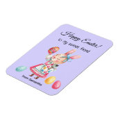 Magnet Flexible Happy Easter Flexible pour un ami personnalisé (Côté Gauche)
