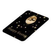 Magnet Flexible Happy Easter Gold Disco Ball (Côté Gauche)