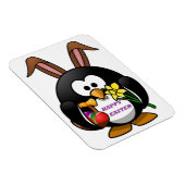 MAGNET FLEXIBLE "HAPPY EASTER" PENGUIN BUNNY (Côté Droit)