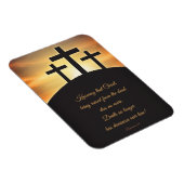 Magnet Flexible Happy Easter Three Crosses on Calvary (Côté Droit)