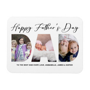 Magnet Flexible Happy Father's Day   Father's Day Photo