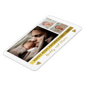 Magnet Flexible Happy First Fête des pères 3 Photo Collage (Côté Gauche)