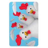 Magnet Flexible Happy hen (Vertical)