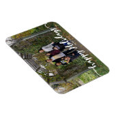 Magnet Flexible Happy Holidays Family Photo Lettering Modern Chic (Côté Droit)