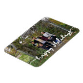 Magnet Flexible Happy Holidays Family Photo Lettering Modern Chic (Côté Gauche)