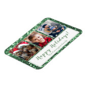 Magnet Flexible Happy Holidays Photo Christmas (Côté Gauche)