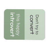 Magnet Flexible Happy Introvert (Horizontal)