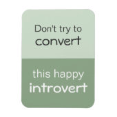 Magnet Flexible Happy Introvert (Vertical)