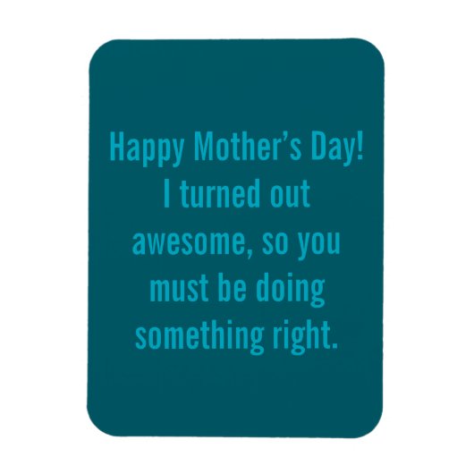 Magnet Flexible Happy Mothers Day (Vertical)