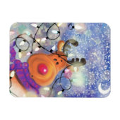 Magnet Flexible Happy Reindeer - Noël (Horizontal)