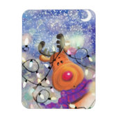 Magnet Flexible Happy Reindeer - Noël (Vertical)