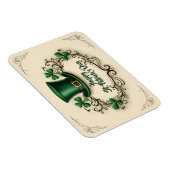 Magnet Flexible Happy St. Patrick’s Day Shamrock Design (Côté Droit)