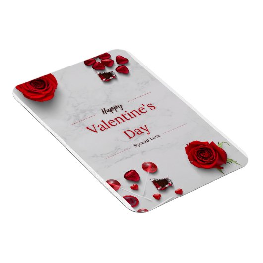 Magnet Flexible Happy Valentine's Day (Côté Droit)