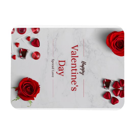 Magnet Flexible Happy Valentine's Day (Horizontal)