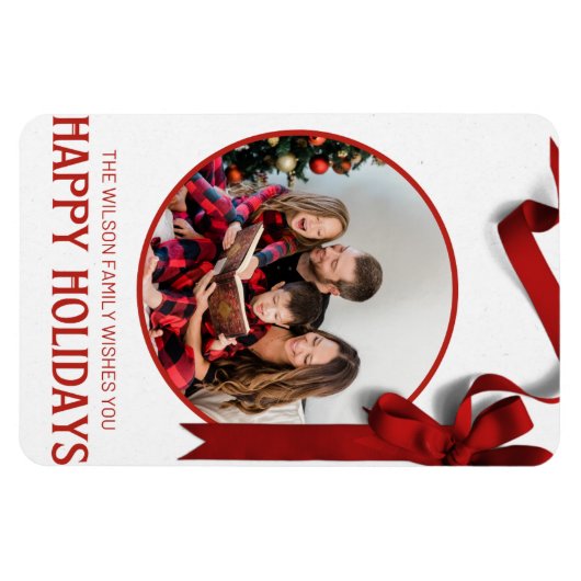 Magnet Flexible #HappyHolidaysByTheWilsonFlexiblePhotoMagnet (Horizontal)