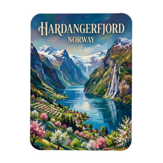 Magnet Flexible Hardangerfjord Norvège (Vertical)
