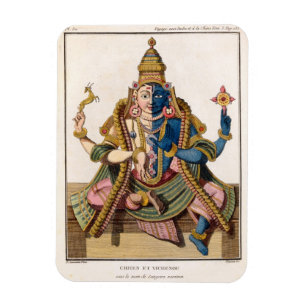 Magnet Flexible Hari-Hara, de "voyage Indes aux. et d'une La