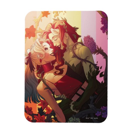 Magnet Flexible Harley Quinn & Poison Ivy Pride Couverture comique (Vertical)