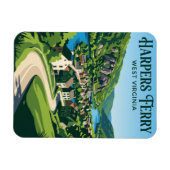 Magnet Flexible Harpers Ferry États-Unis (Horizontal)