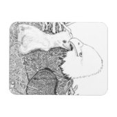 MAGNET FLEXIBLE HARRIÈTE AMOUREUX D'UNE MÈRE + CUDDLE E16 BÉBÉ (Horizontal)