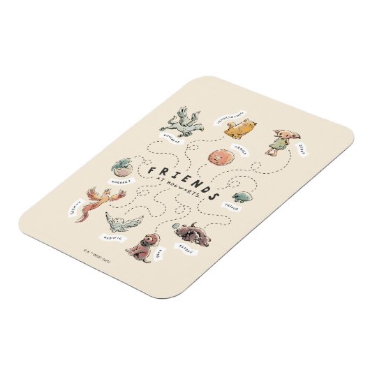 Magnet Flexible HARRY POTTER™ | Amis de Hogwarts (Côté Gauche)