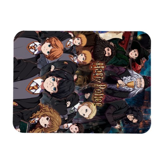 Magnet Flexible HARRY POTTER™ Anime Ensemble Scene (Horizontal)