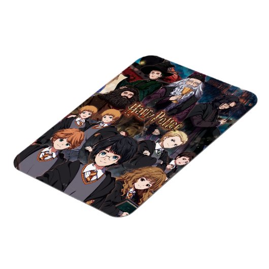 Magnet Flexible HARRY POTTER™ Anime Ensemble Scene (Côté Gauche)