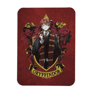 Magnet Flexible HARRY POTTER™   Anime Ron Weasley Blason de la Mai