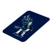 Magnet Flexible Harry Potter | Aquarelle RAVENCLAW™ Raven (Côté Gauche)