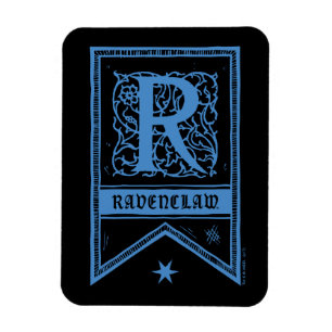 Magnet Flexible Harry Potter   Bannière du monogramme Serdaigle