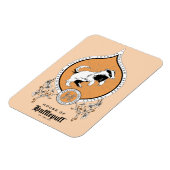 Magnet Flexible HARRY POTTER™ | Dessin délicat Blason de POUFFEENA (Côté Gauche)