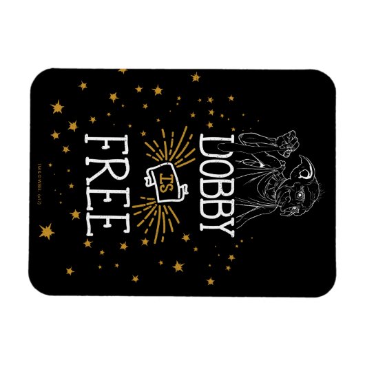 Magnet Flexible Harry Potter | Dobby est libre (Horizontal)