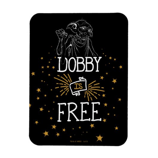 Magnet Flexible Harry Potter | Dobby est libre (Vertical)