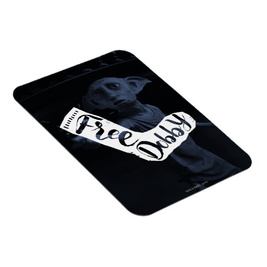 Magnet Flexible Harry Potter | "Free Dobby" Sock Typography (Côté Droit)