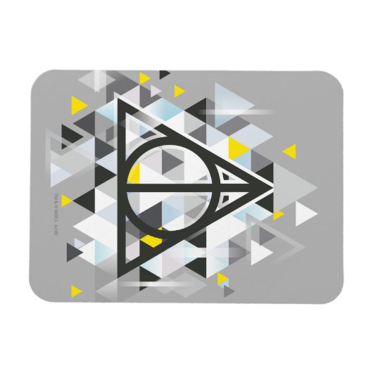 Magnet Flexible Harry Potter | Geometric Deathly Hallows (Horizontal)