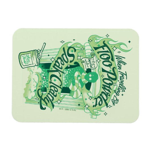 Magnet Flexible Harry Potter | Graphique de typographie de la poud (Horizontal)