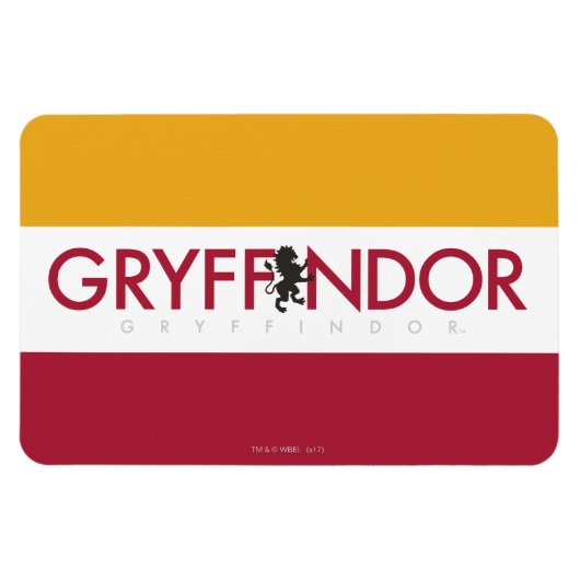Magnet Flexible Harry Potter | Gryffindor House Pride Crest (Horizontal)