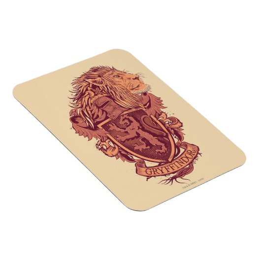 Magnet Flexible Harry Potter | Gryffindor Lion Crest (Côté Droit)