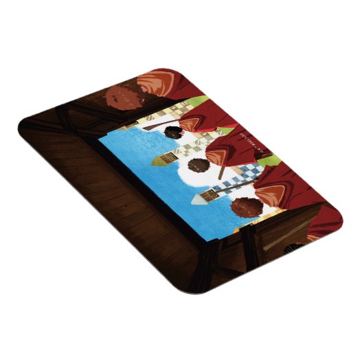 Magnet Flexible HARRY POTTER™ & GRYFFINDOR™ QUIDDITCH™ Team (Côté Droit)