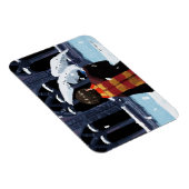 Magnet Flexible HARRY POTTER™ & Hedwig dans la neige (Côté Droit)