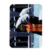 Magnet Flexible HARRY POTTER™ & Hedwig dans la neige (Vertical)