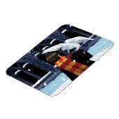 Magnet Flexible HARRY POTTER™ & Hedwig dans la neige (Côté Gauche)