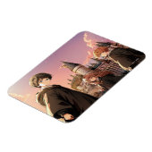 Magnet Flexible HARRY POTTER™ Hermione & Ron HOGWARTS™ Scène d'ani (Côté Gauche)